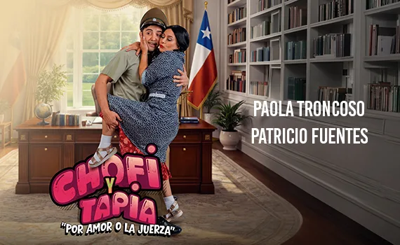 Afiche de Chofi y Tapia en Gran Arena Monticello
