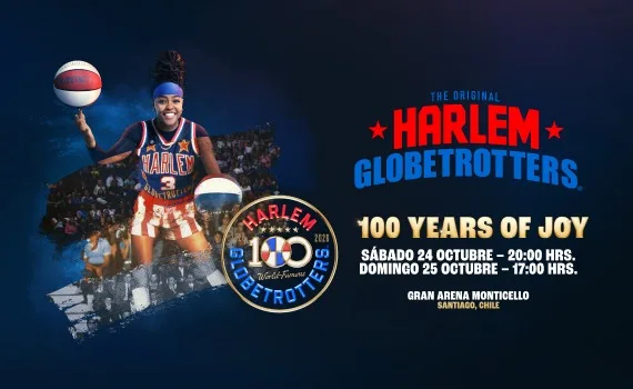 Afiche de HARLEM GLOBETROTTERS en Gran Arena Monticello