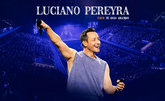 Afiche de Luciano Pereyra en Gran Arena Monticello