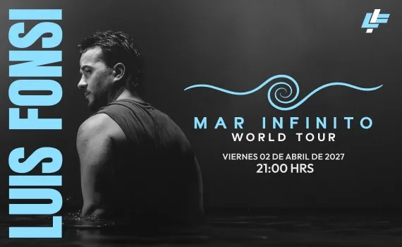Afiche de Luis Fonsi en Gran Arena Monticello