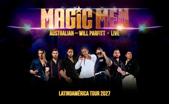 Afiche de Magic Men Australia en Gran Arena Monticello