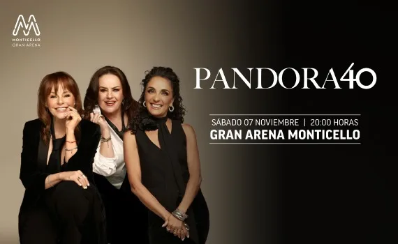 Afiche de Pandora en Gran Arena Monticello