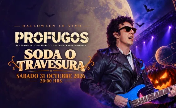 Afiche de Prófugos en Gran Arena Monticello